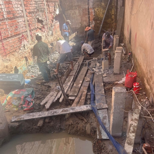 Nhà chị ngân mỏ cày 