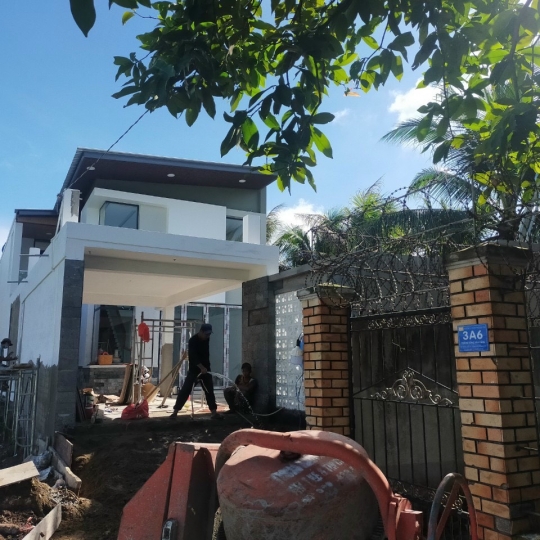 Nhà A. Giang hoàn thiện